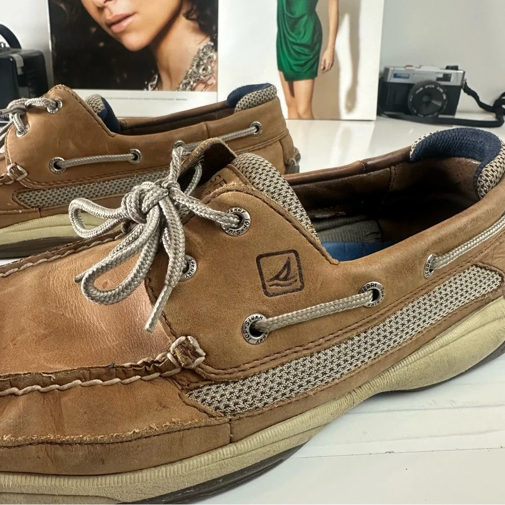 Vintage-Inspired Sperry Top-Sider Men’s Boat Shoes | Leather Coastal Ivy Dadcore